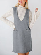 Sleeveless Knit Dress Pockets (7)