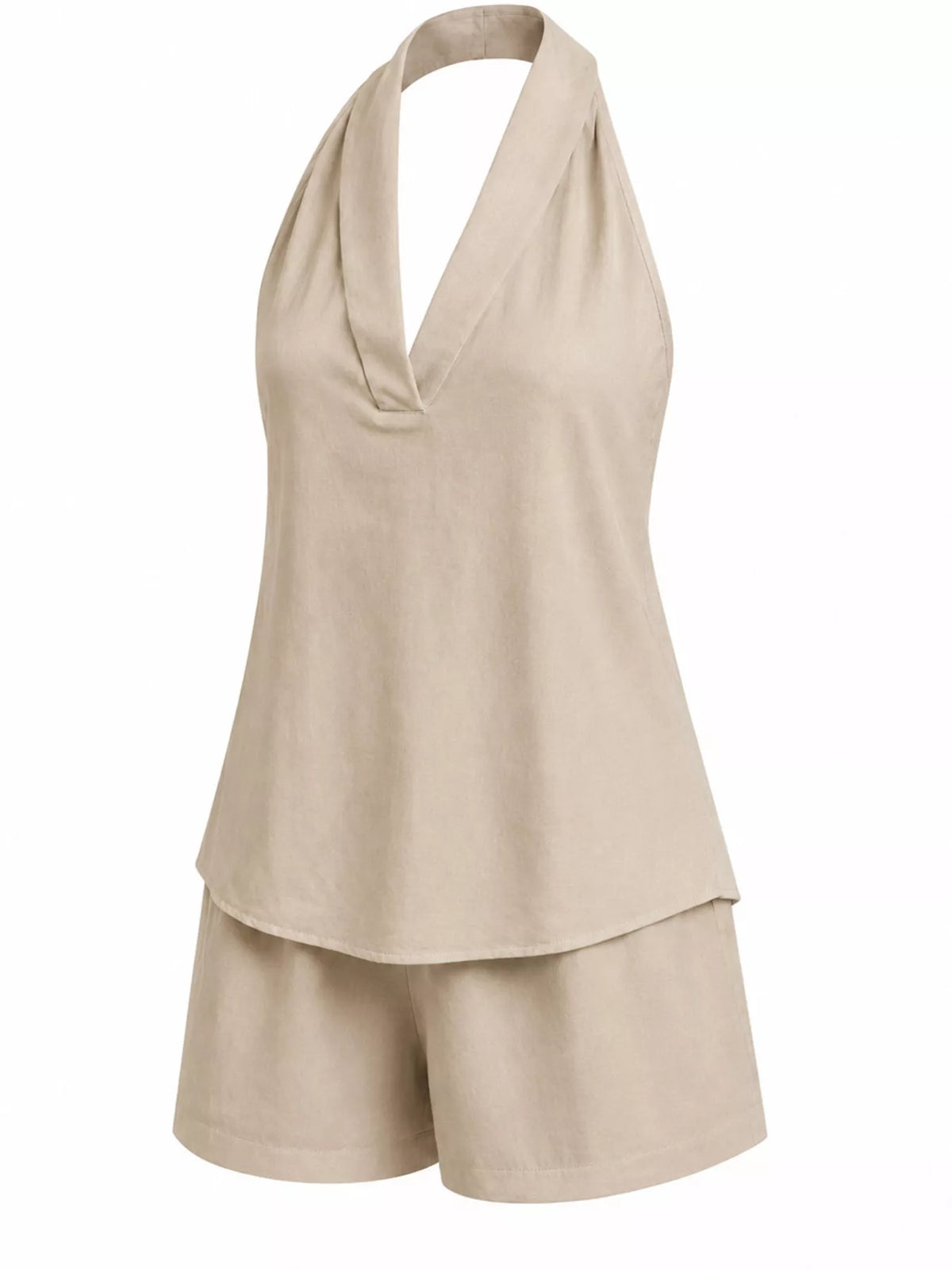 Halter Neck Top Shorts Set (4)