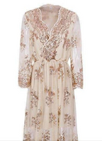 V-neck Sequined Dress photo 6