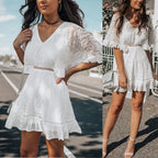 V-neck Lace Dress photo 6