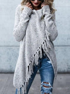 Fringe Long Sleeve Wrap Cardigan (8)