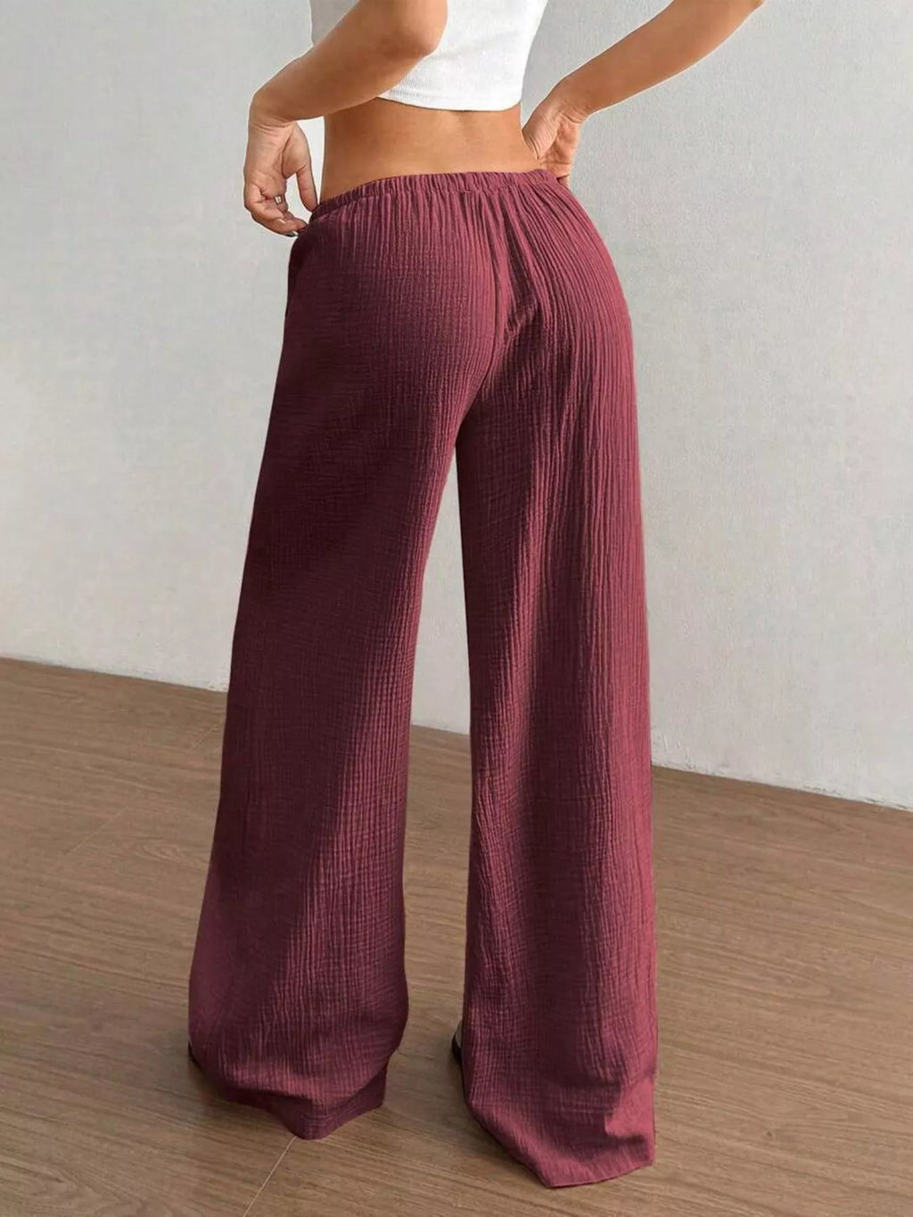 Wide-leg Drawstring Pants (12)