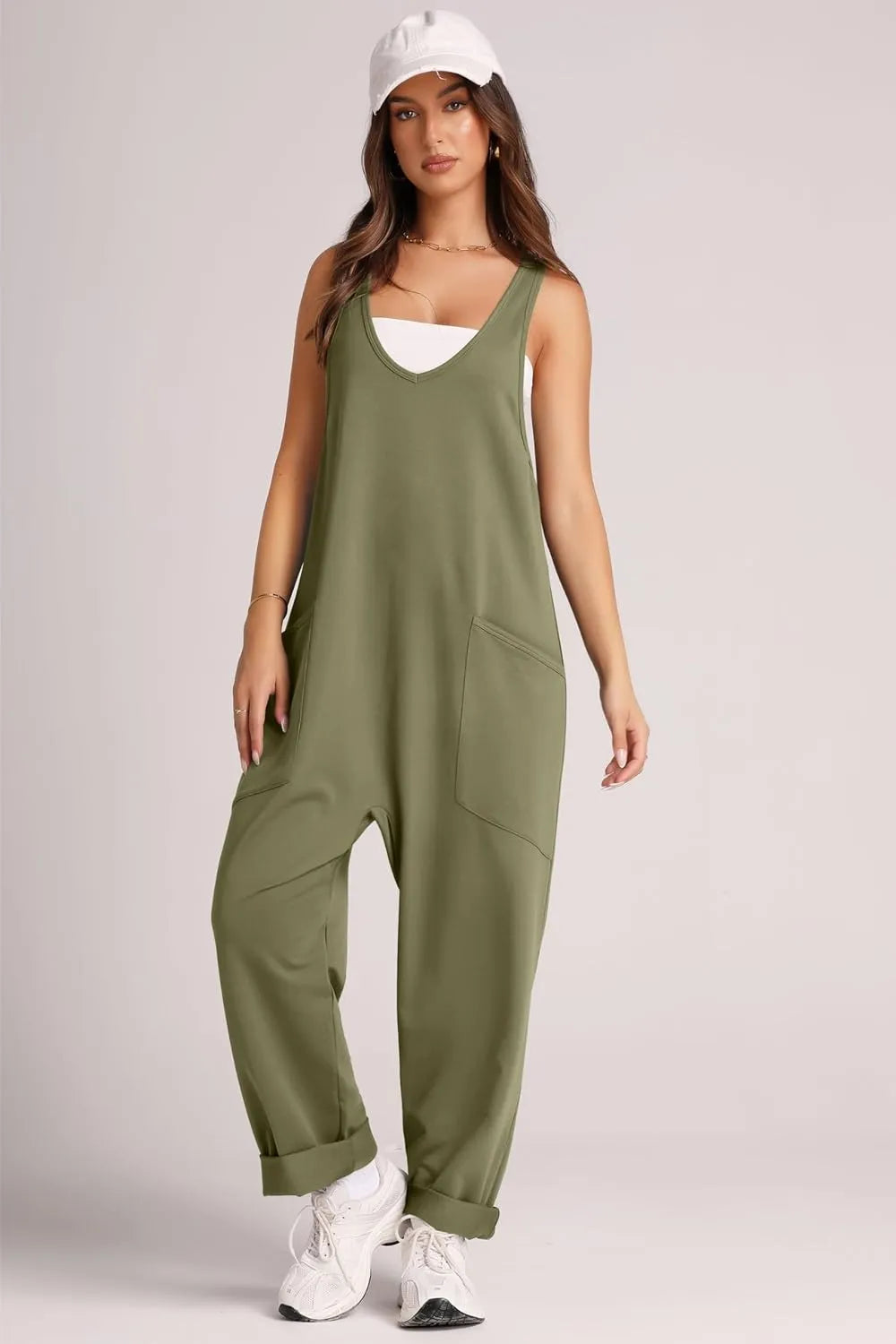 Wide Strap Jumpsuit Pockets (3)