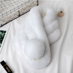 Faux Fur Warm Scarf variant CJNSFSWJ00277-White