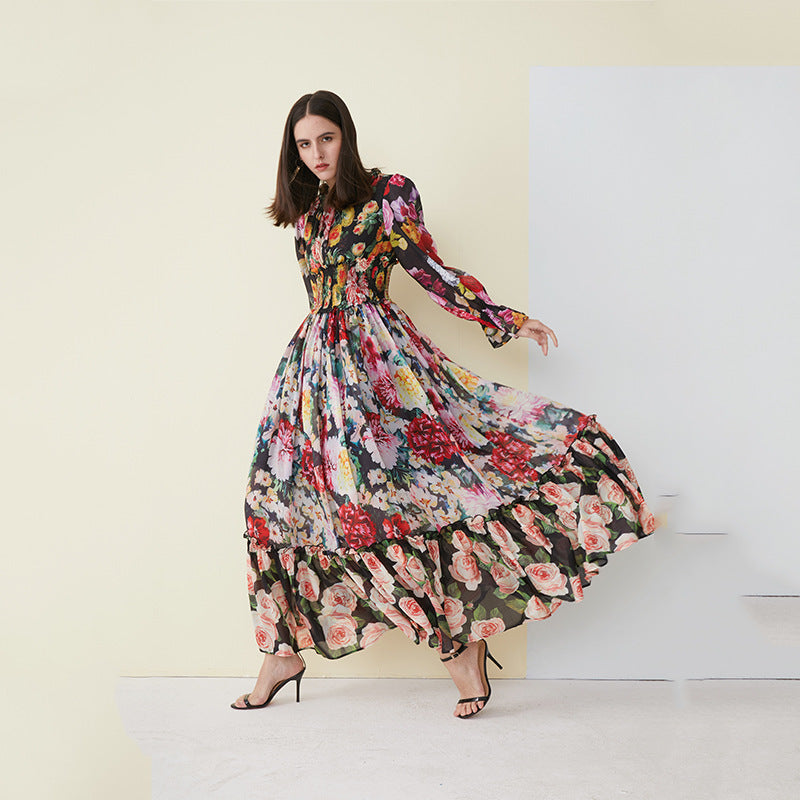 Printed Dress Maxi photo 2