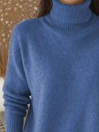 Turtleneck Long Sleeve Sweater (4)
