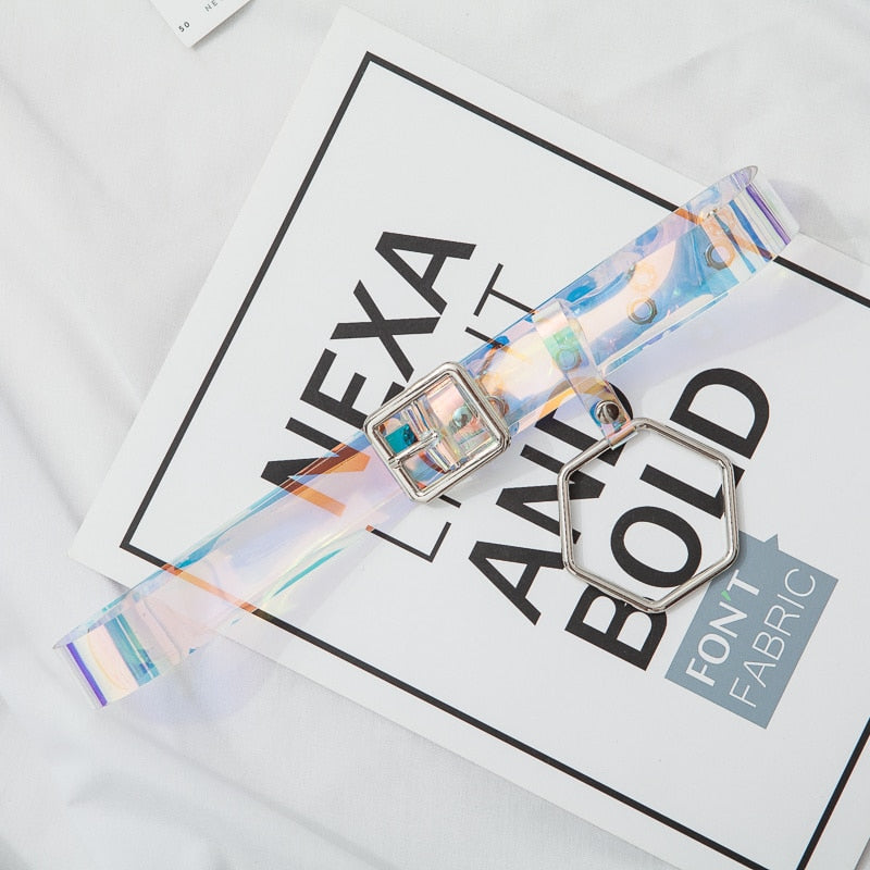 Laser Plastic Transparent Jeans photo 1