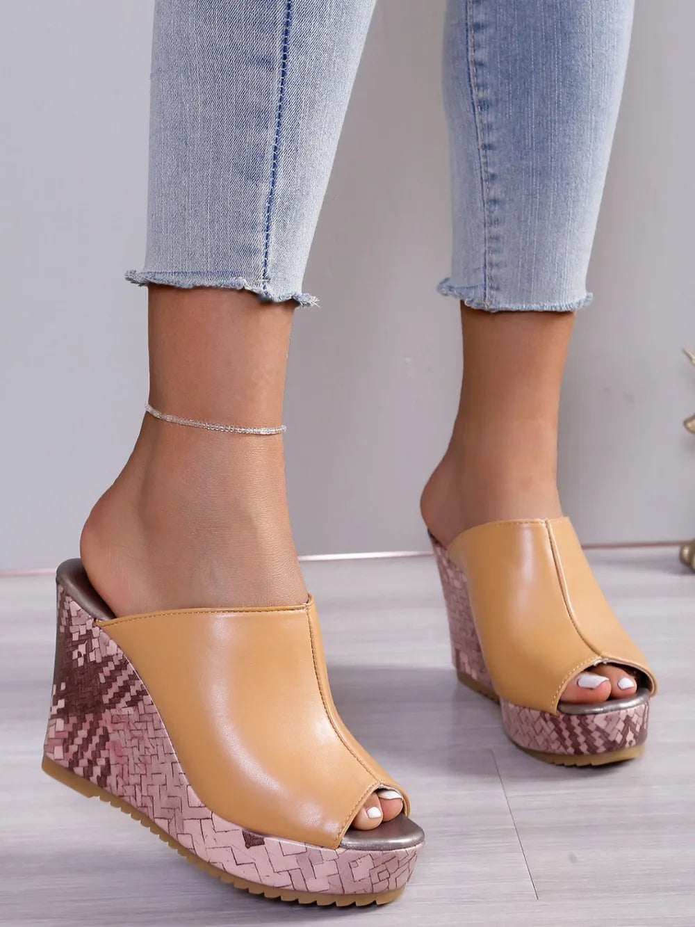 Pu Leather High Heel Sandals (11)