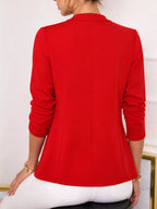 Open-front Long Sleeve Blazer (10)