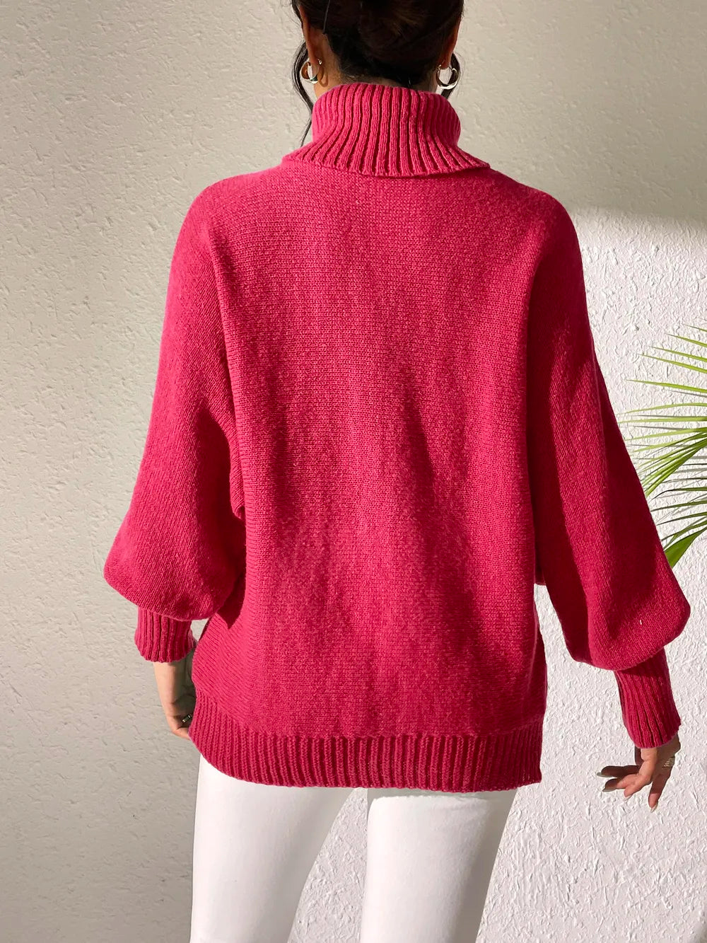 Turtleneck Long Sleeve Sweater (9)