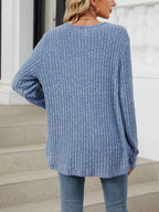 Ribbed Button-up Cardigan (6)