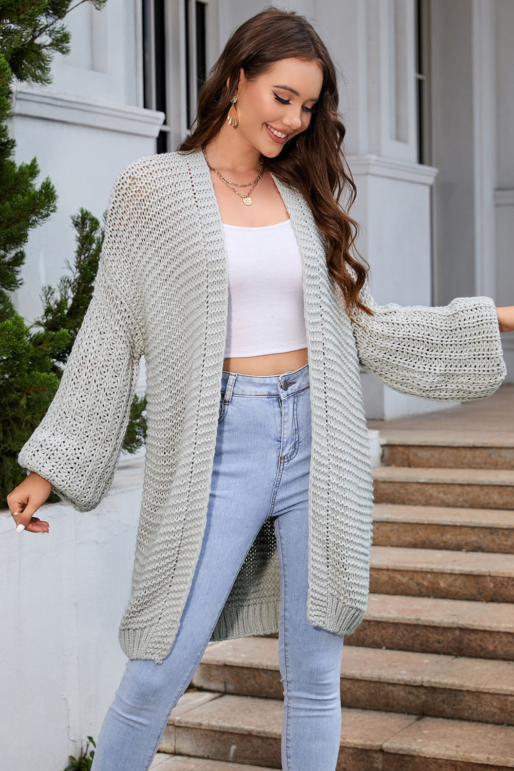 Open Front Longline Cardigan (19)