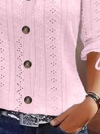 Eyelet Tie-sleeve Detail Top (15)
