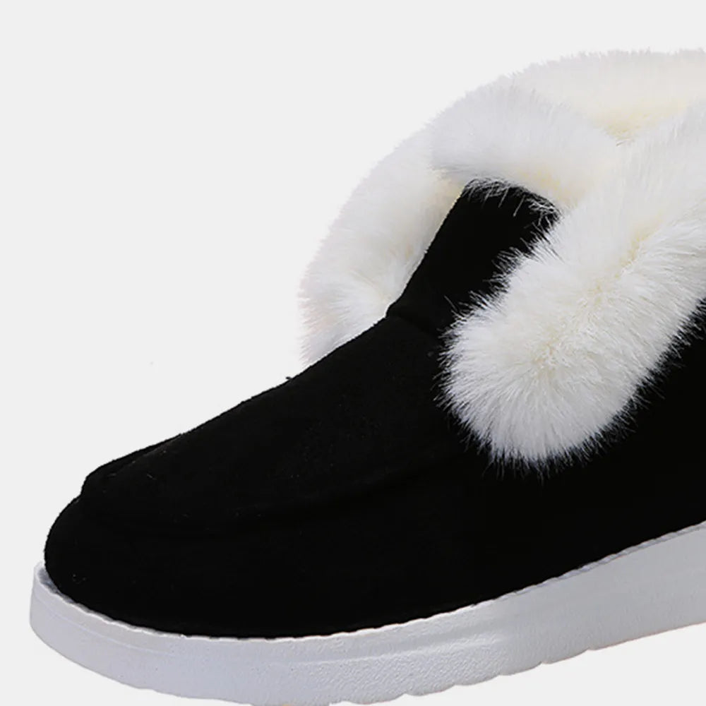 Furry Suede Snow Boots (4)