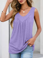 Casual V-neck Tank (30)