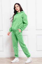 Drop Shoulder Long Sleeve Hoodie Pants Set (3)