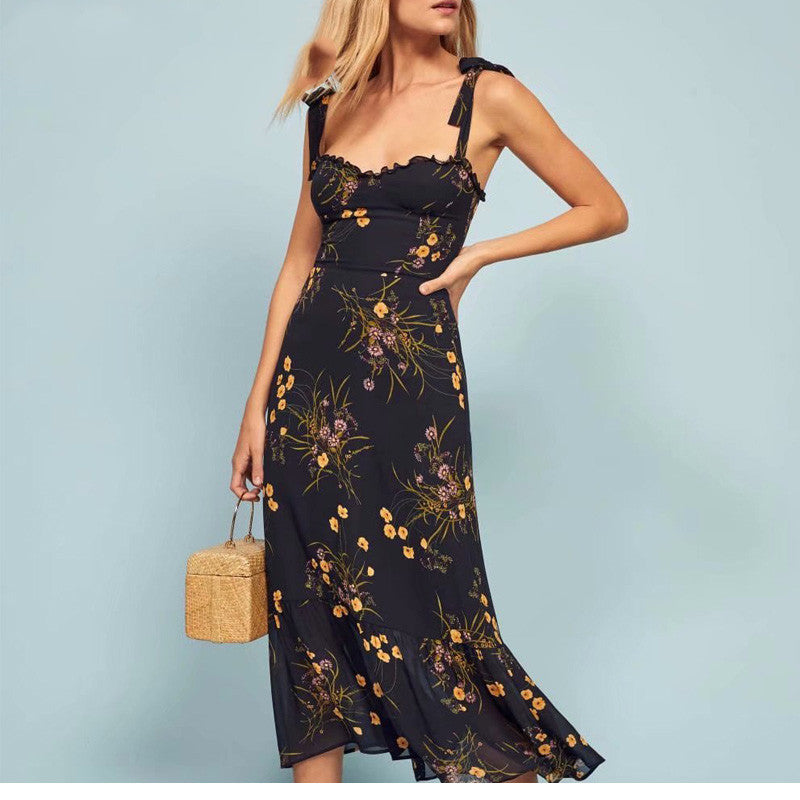 V-neck Ruffled Dress photo 5