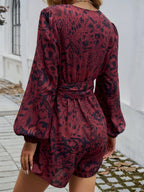 Tied Surplice Long Sleeve Romper (8)