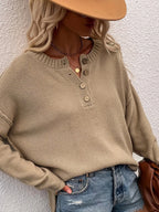 Button Detail Long Sleeve Knit Top (6)