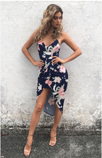 Print Skinny Slip Dress variant CJNSSYLY00178-Navy-M|CJNSSYLY00178-Navy-L|CJNSSYLY00178-Navy-S|CJNSSYLY00178-Navy-XL