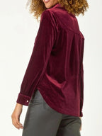 Velvet Long Sleeve Blouse (12)