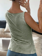 Button Down Striped Tank (4)