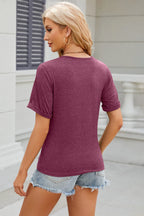 Round Neck Short Sleeve T-shirt (24)