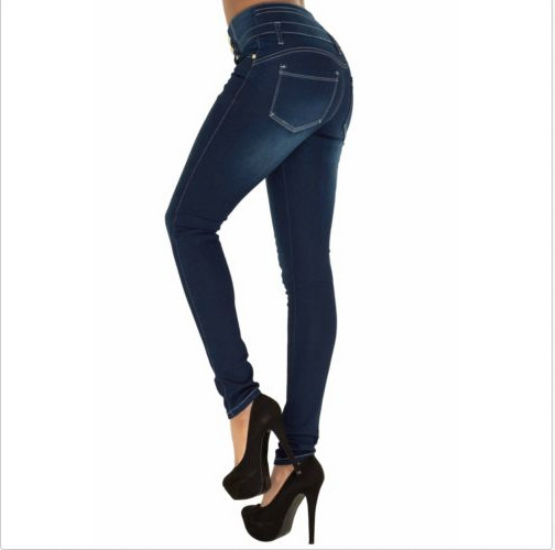 Europe High Waist Slim Jeans photo 2