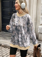 Camouflage Print Mock Neck Sweatshirt (21)