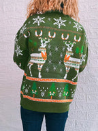 Turtleneck Drop Shoulder Long Sleeve Sweater (3)