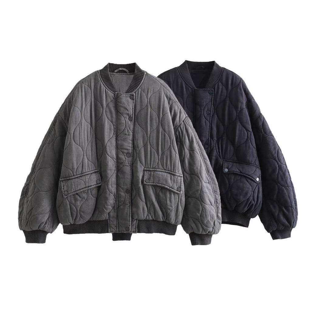 Wadded Jacket Loose photo 7