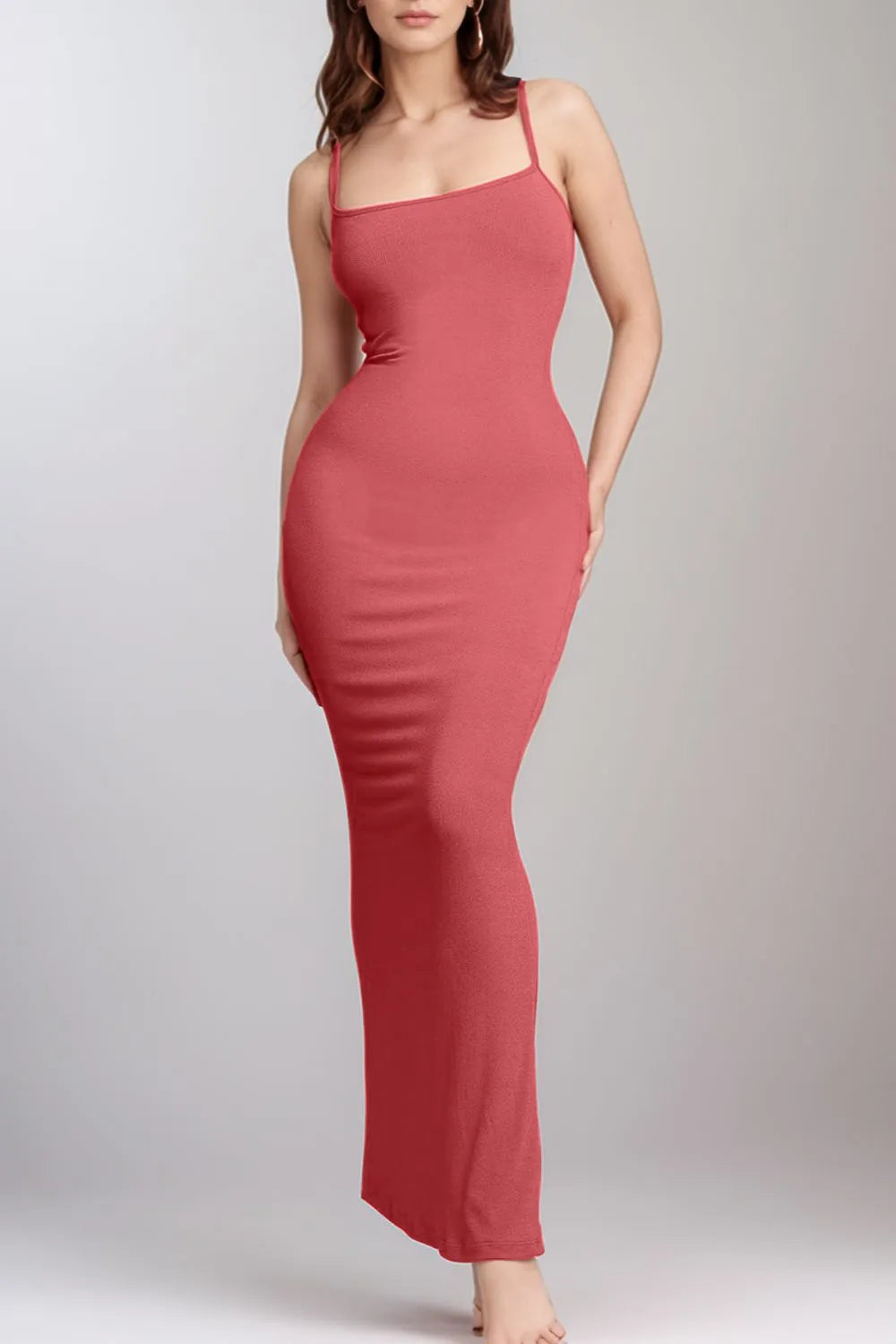 Built-in Shapewear Sleeveless Maxi Dress (11)