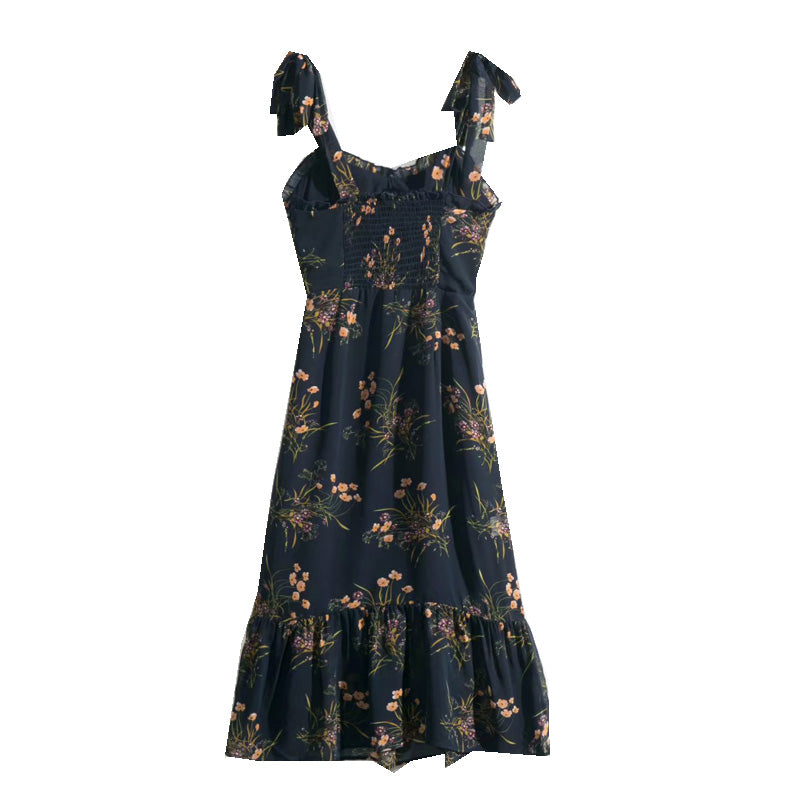 V-neck Ruffled Dress photo 1