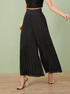 Pleated Wide-leg Pants photo 1