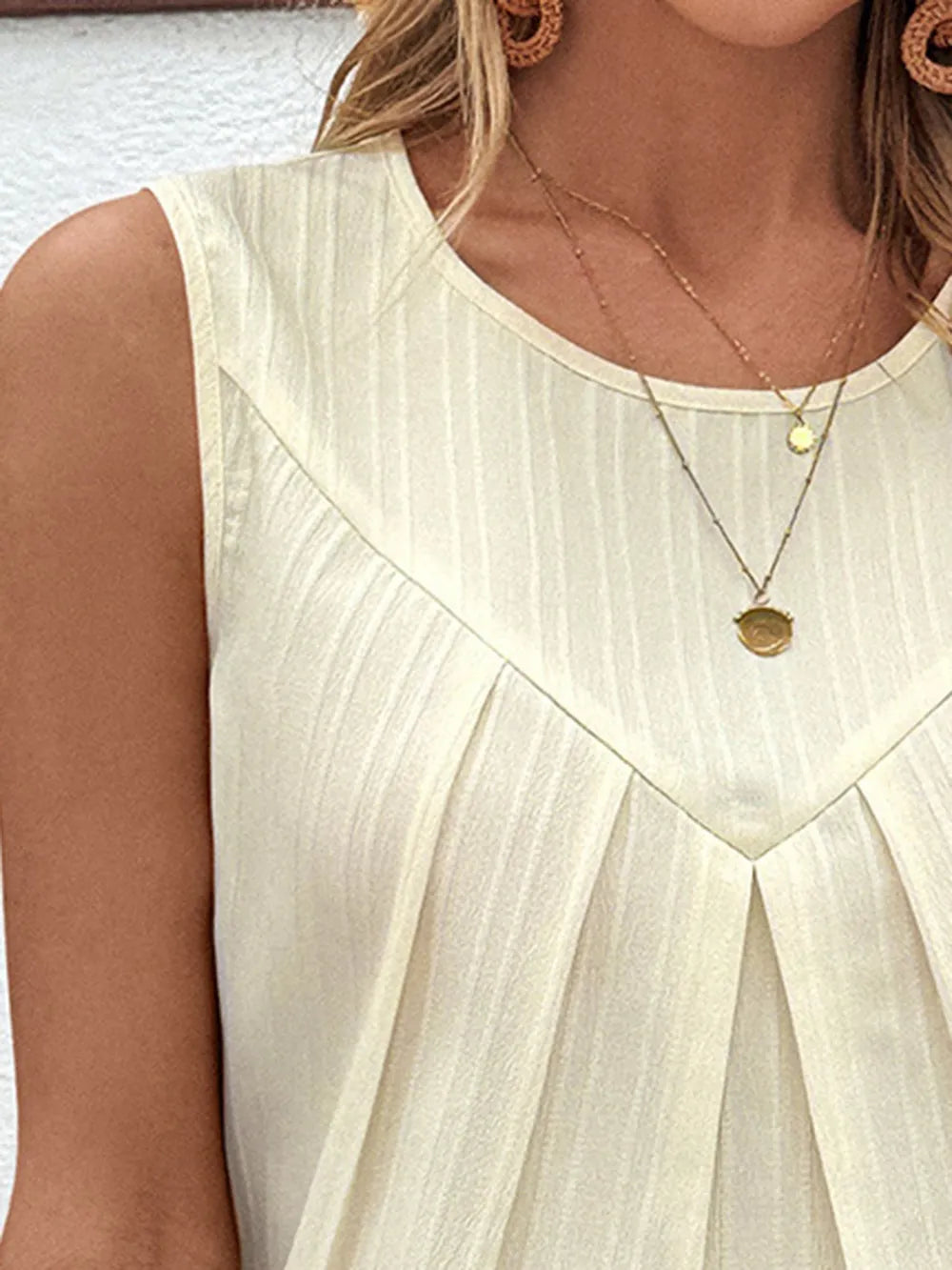 Ruched Round Neck Tank (15)
