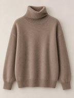 Turtleneck Dropped Shoulder Sweater (16)