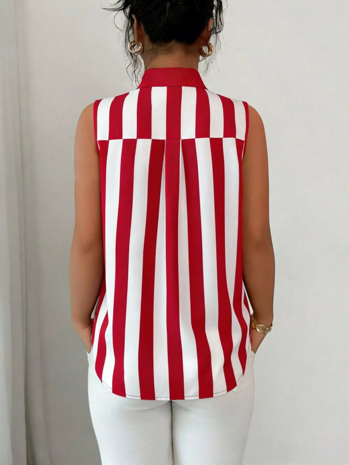 Button Up Sleeveless Shirt (15)