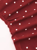 Polka Dot Flare Sleeve Mini Dress (15)