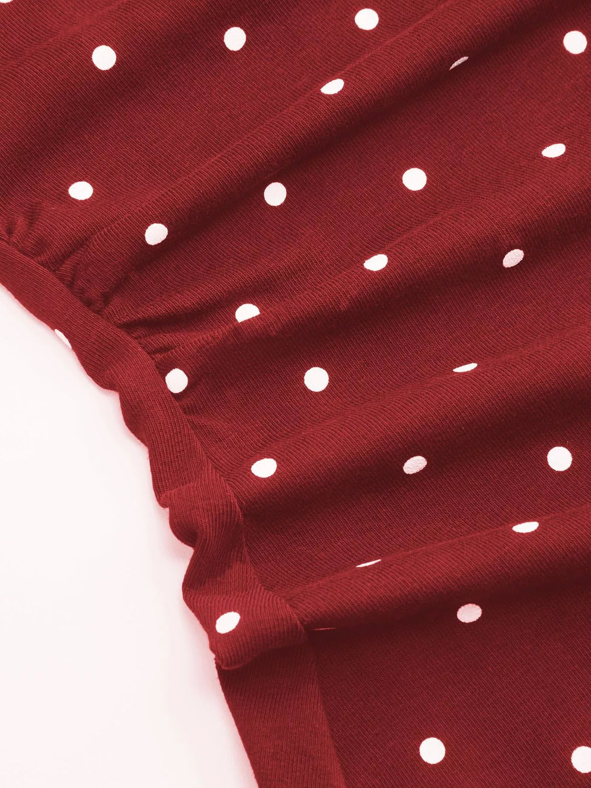 Polka Dot Flare Sleeve Mini Dress (15)
