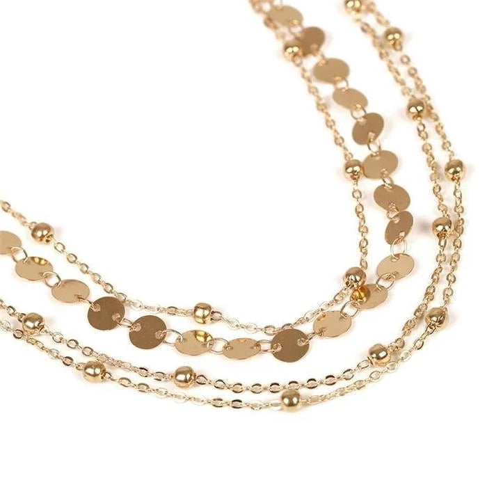 Copper Sequin Anklet photo 4
