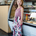Printed Maxi Dress variant CJNSSYLY03148-Child-XL|CJNSSYLY03148-Child-L|CJNSSYLY03148-Child-S|CJNSSYLY03148-Child-M