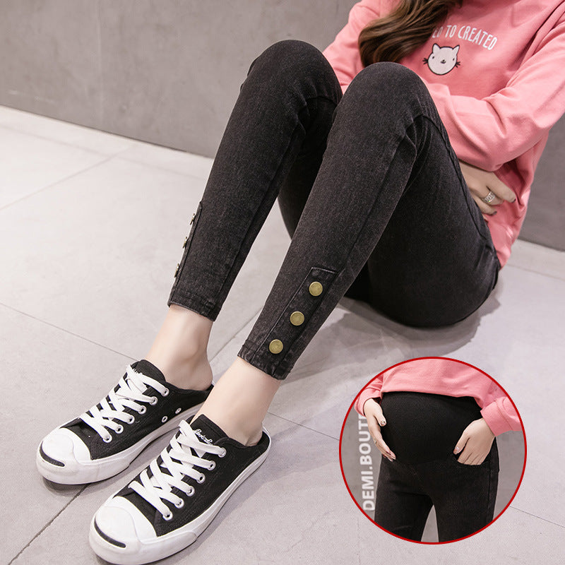 Wearing Leggings Jeans variant CJNSXZNZ00626-Cowboy black-L|CJNSXZNZ00626-Cowboy black-XXL|CJNSXZNZ00626-Cowboy black-XL|CJNSXZNZ00626-Cowboy black-M