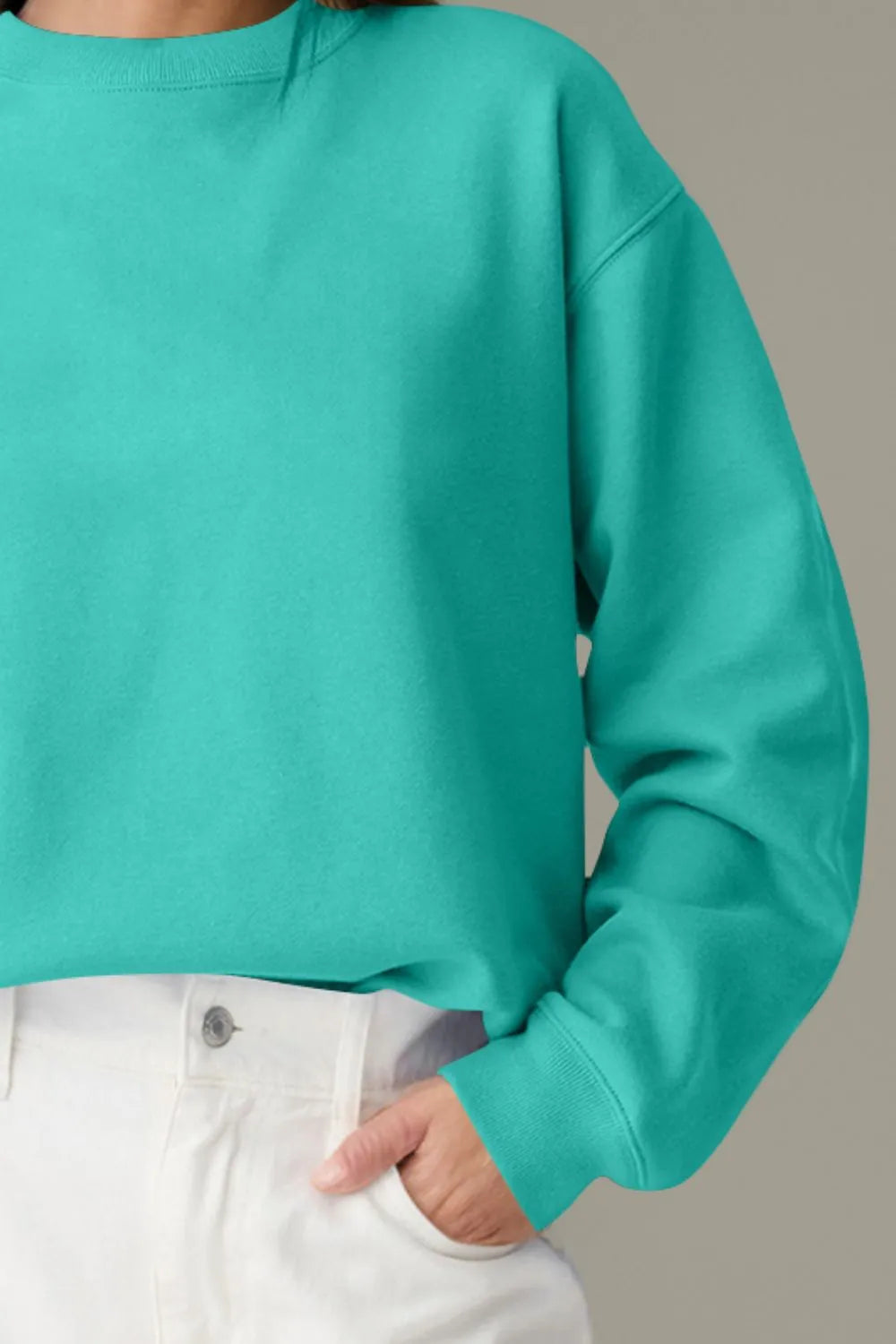 Round Neck Long Sleeve Sweatshirt (16)