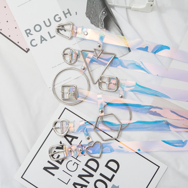 Laser Plastic Transparent Jeans photo 2