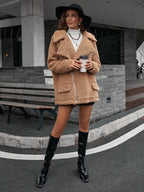 Zip-up Collared Teddy Jacket (14)