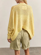 Open-front Long Sleeve Knit Cardigan (4)