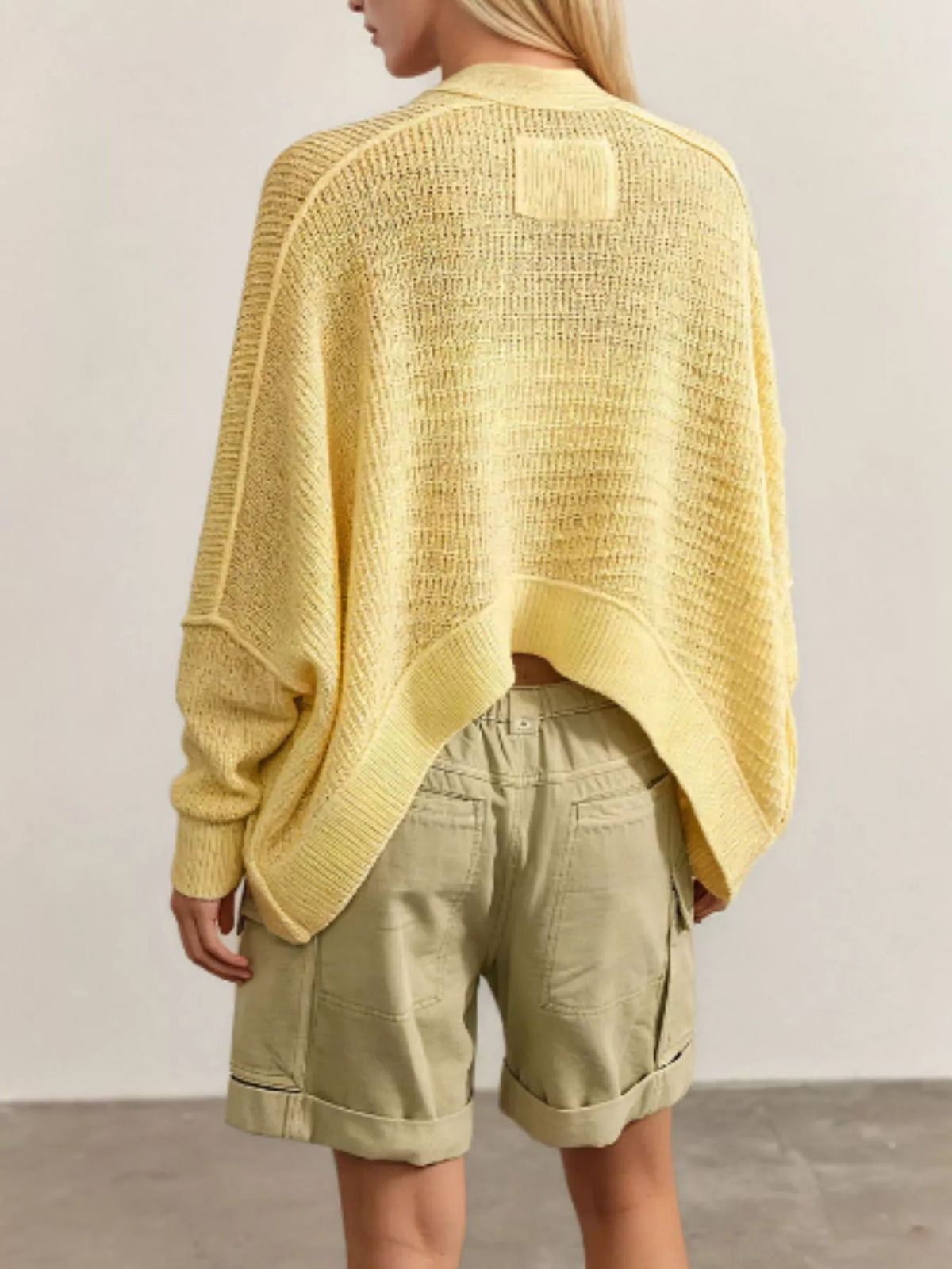 Open-front Long Sleeve Knit Cardigan (4)