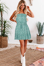 Ditsy Floral Strapless Mini Dress (11)