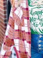 Plaid Button-down Long Sleeve Shacket (12)