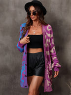 Leopard Button Down Longline Cardigan (3)